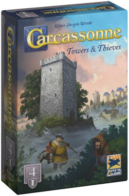 Board Games, Carcassonne Expansion 4:Towers and Thieves – 2025 Redesign