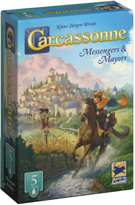 Board Games, Carcassonne Expansion 5: Messenger and Mayor – 2025 Redesign