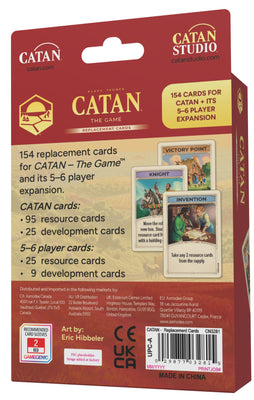 Accessories, CATAN 6th Edition: Replacement Cards