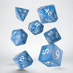 Q Workshop: Classic Runic Glacier & White Dice Set