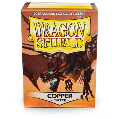 Accessories, Dragon Shield: Copper Matte Sleeves 100 Pack