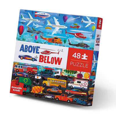Kid's Jigsaws, Crocodile Creek: Above & Below Things that Go 48pc Puzzle