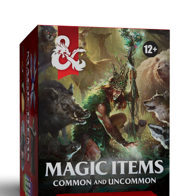Role Playing Games, Dungeons & Dragons Reference Cards: Magic Items – Common and Uncommon