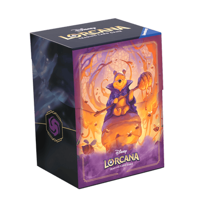 Accessories, Disney Lorcana TCG: Azurite Sea Deck Box – Winnie the Pooh Hunny Wizard