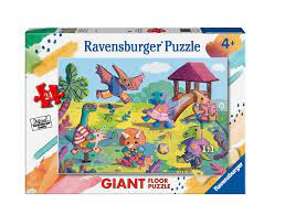 Jigsaw Puzzles, Dinosaurs at the Playground 24PC