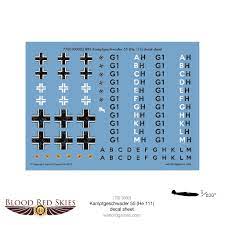 All Products, Kampfgeschwader 55 HE 111 Decal Sheet