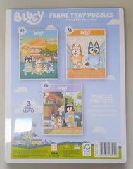 Bluey Frame Tray Puzzle 3-Pack