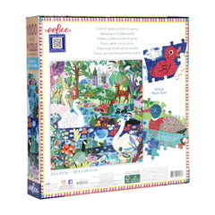 eeBoo Ducks in the Clearing 1000 Pc Puzzle