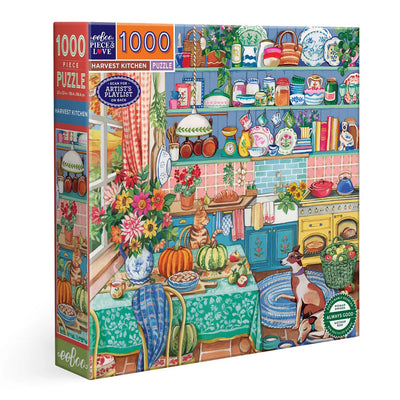 Jigsaw Puzzles, eeBoo: Harvest Kitchen 1000pc Puzzle