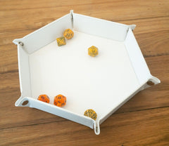 LPG Hex Dice Tray 8 Inch White