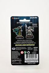 Magic the Gathering Unpainted Miniatures: Elf Fighter & Elf Cleric