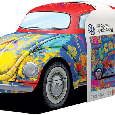 Jigsaw Puzzles, Eurographics: VW Beetle Splash Tin 550pc Puzzle