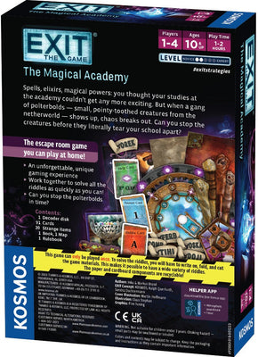 Escape Games, Exit the Game: The Magical Academy