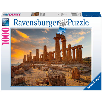 Jigsaw Puzzles, Valley of the Temples Agrigento Sicily 1000pc Puzzle