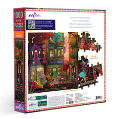 eeBoo: Fall in Brooklyn 1000pc Puzzle
