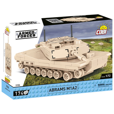 COBI - Construction Blocks, COBI Abrams M1A2 Tank 174pc