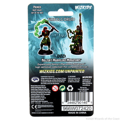 Role Playing Games, D&D Nolzur's Marvelous Miniatures: Firbolg Druid Female