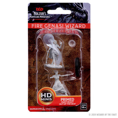 D&D Nolzur's Marvelous Miniatures: Fire Genasi Female Wizard