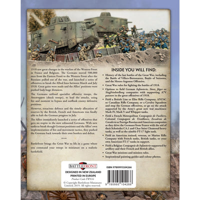 All Products, Great War Rulebook