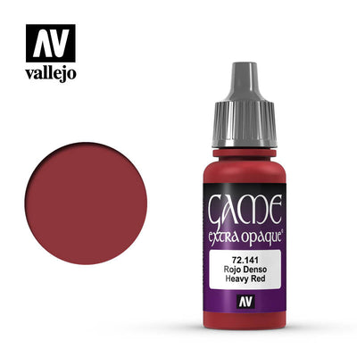 Hobby Paint, Game Color: Heavy Red Extra Opaque 17ml