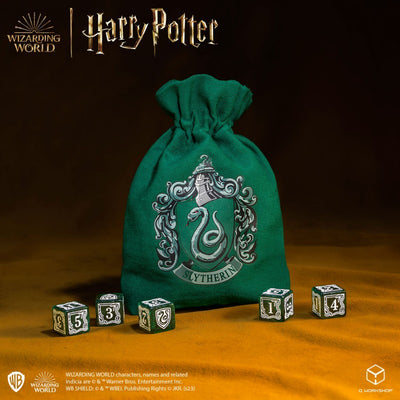 Dice, Harry Potter: Slytherin Dice & Pouch