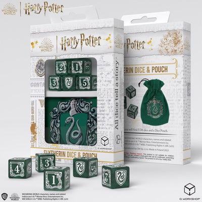 Dice, Harry Potter: Slytherin Dice & Pouch