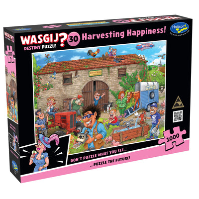 Jigsaw Puzzles, Wasgij Destiny 30: Harvesting Happiness 1000pc Puzzle