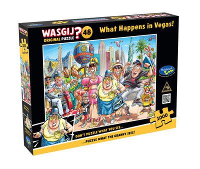 Jigsaw Puzzles, Wasgij Original 48: What Happens in Vegas! 1000pc Puzzle
