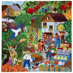 eeBoo: Fall Apple Picking 1000pc Puzzle