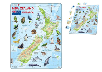 Kid's Jigsaws, Map of New Zealand