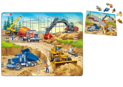 Kid's Jigsaws, Construction Puzzle Frame