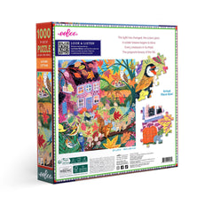 eeBoo: Autumn Cottage 1000pc Puzzle