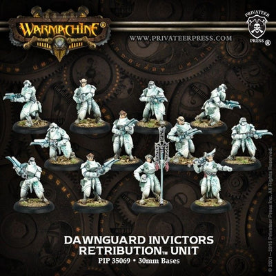 Miniatures, Warmachine: Retribution of Scyrah – Dawnguard Invictors Unit