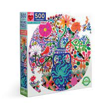 Jigsaw Puzzles, Eeboo Birds & Flowers 500PC