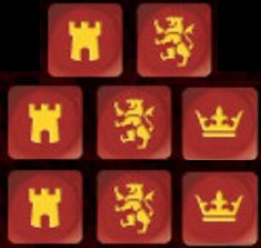 Accessories, SAGA Age of Chivalry: Medieval Dice Red