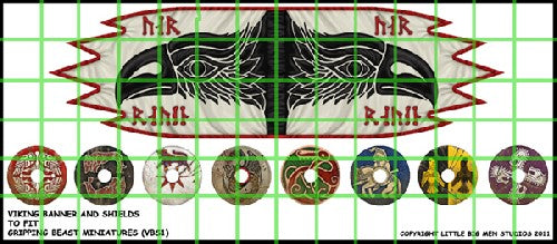 Viking Banner/Shield Transfers