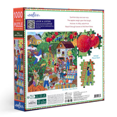 eeBoo: Fall Apple Picking 1000pc Puzzle