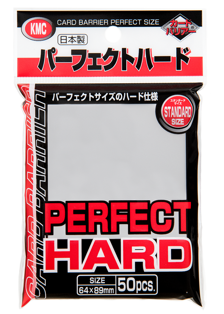 KMC Sleeves Perfect Fit Hard Standard Size 50 Pack