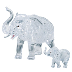 Elephant & Baby Crystal Puzzle