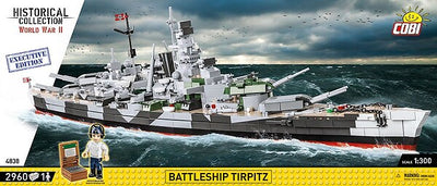 COBI - Construction Blocks, Battleship Tirpitz Executive Edition 2960PC