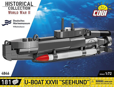 COBI - Construction Blocks, U-Boot XXVII Seehund 181PC