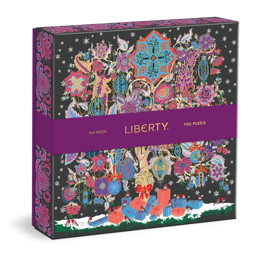 Galison: Liberty Christmas Tree of Life 500pc Foil Puzzle