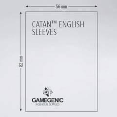 Gamegenic Matte Board Game Sleeves: CATAN 56 x 82mm 60 Pack
