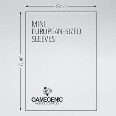Gamegenic Matte Sleeves: Ruby Mini European 46 x 71mm 50 Pack