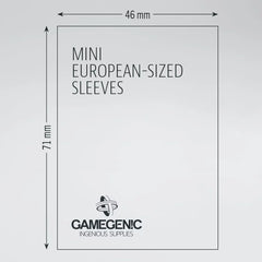 Gamegenic Prime Board Game Sleeves: Mini European 46 x 71mm 50 Pack
