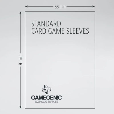 Accessories, Gamegenic Matte Board Game Sleeves: Standard 66 x 91mm 200 Pack