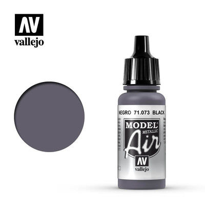 Hobby Paint, Model Air: Black Metallic 17ml