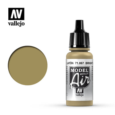 Hobby Paint, Model Air: Bright Brass Metallic 17ml