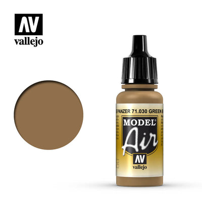 Hobby Paint, Model Air: Green Brown 17ml