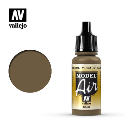 Hobby Paint, Model Air: BS Dark Earth 17ml